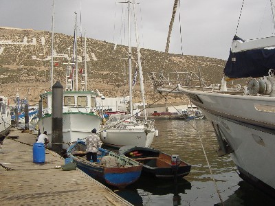 Im Hafen von Agadir